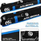 AQUBONA Universal Car Soft Roof Rack Pads，Luggage Carrier Capacity Load 158lb for Kayak/Canoe/Surfboard/Paddle with Adjustable & Steady Tie-Down Straps and Storage Bag