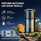 Smart Car Air Freshener, CarDiffuser with 6.09 Fl Oz /180ml Capacity Essential Oil Last 9 Months Fragrance, 5s Full-Car Fragrance, Adjustable Intensity, Auto On/Off, Women & Men for Cologne Scent