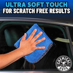 Chemical Guys Professional Grade Premium Microfiber Towels for Cars, Blue, 16" x 16", Ultra-Soft and Scratch-Free Car Detailing Cloths for Trucks, Motorcycles, and More - 12 Pack