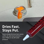 Next Phase – Red Tamper Seal Inspection Paint – Tamper-Proof Security Marker for Bolts, Fasteners & Assemblies – Quick-Drying, High-Visibility Paint – Automotive & Industrial Use – 1.5 oz Red