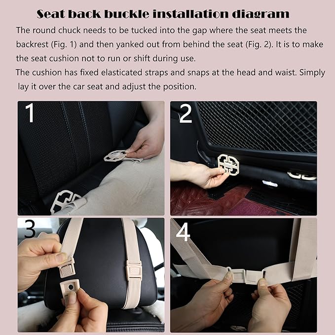 Natural Fur Sheepskin Universal car seat Covers for seat Cushion Auto Accessories, (Inky Black, Universal Fit)