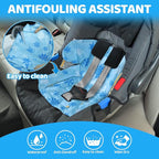 Orzbow Car Seat Cooling Pad for Babies, Toddlers, and Kids | Carseat Cooler Pad with Waterproof Seat Liner | Comfortable and Durable Cooling Cushion for Strollers, Baby Summer Essentials, Blue