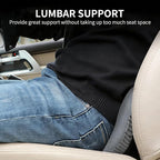Car Seat Cushion - Memory Foam Car Seat Pad - Sciatica & Lower Back Pain Relief - Car Seat Cushions for Driving - Road Trip Essentials for Drivers(Gray)