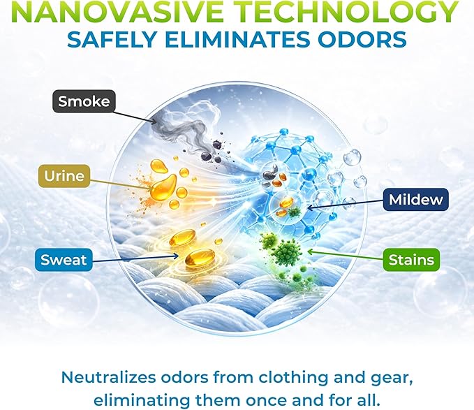 SweatX Extreme Odor Spray - Multipurpose No-Wash Deodorizer - Ideal for Shoes and Gym Clothing - Victory Scent (16 fl oz)