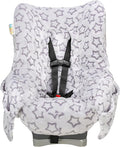 Niko Easy Wash Children's Car Seat Cover & Liner -Minky -Silver Star -Perfect for Winter Weather-Universal Fit -Crash Tested -Waterproof SEAT Bottom -Easy to Clean -Machine Washable