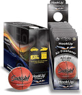 Basketball Car Air Freshener by HookUp - 25 Pack - Black Gold Scent (Extra Strong) | Unique Basketball Gift for Players, Coach, Fans | Hanging Car Accessory with Long Lasting Fresheners Smell