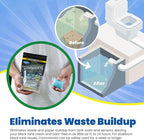 Walex Commando RV Black Holding Tank & Sensor Cleaner - Eliminates Waste & Paper Buildup, Restores Sensor Function, Lubricates Valves & Seals, Advanced Enzyme Formula; Dissolvable Packets, 4 Count