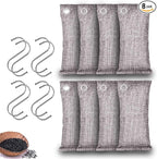 Activated Charcoal Odor Absorber, Odor Eliminator for Strong Odor,Coconut Shell Charcoal Air Purifying Bags for Home Car Closet Pet, Smoke Room Deodorizer