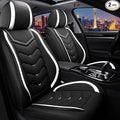 CTDS Car Seat Covers for Nissan Altima 2001-2026, Stylish Sport Seat Cover, Premium Nappa Leather Car Seat Cover. Automobile Seat Covers Sets.(Standard 2 Seats/Black White)