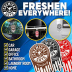 Chemical Guys Car Fresheners, Hanging Air Fresheners, Variety Scent Pack 12 Pack - for Cars, Home, Garage, Workspace, Dorm Room & More (4 x 3 Packs, Black Frost, Cherry, Pina Colada)