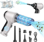 Car Vacuum Cleaner, 15000Pa Handheld Cordless Rechargeable Wet & Dry Vacuum, 120W High Power for Car, Pet, Home, Office Cleaning, Washable HEPA Filter, Multi-Nozzles