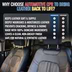 Leather Conditioner 16 oz — Premium Moisturizing Treatment for Car Seats and Leather Trim — Non-Greasy Or Sticky Formula Helps Prevent Cracking, Dryness, and Fading — Made in USA