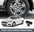 BABYSHEEP Car Tire Shine Applicator,Large Vegan Tire Shine Brush - Automotive Tire Dressing Applicator Brush with Storage Stand for Tire Detailing & Car Wash Kit, Black, 3.6 Inch Length (Black)
