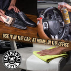 Chemical Guys Colorless and Odorless Leather Cleaner - Safe for Natural, Synthetic, Faux, and Pleather, Car Interior Cleaner, Safe for Furniture, Boots, Apparel, & More - 16 oz