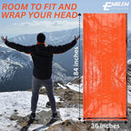 Emergency Sleeping Bags for Survival. Thermal Blanket Bivy Sack. Survival Bag. Emergency Go Bag Supplies. Cold Weather Protection from Exposure