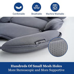 Innokids Head and Body Support Pillow Infant Car Seat Insert for Newborn to Toddler Stroller Cushion (Grey)