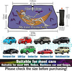 Socira Funny Skeleton Skull Car Windshield Sunshade Umbrella Foldable Visor Umbrella Sun Shade Cover Sunshade Front Window Cover Car Accessories Blocks Uv Rays (57" X 30")