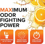 Camco TST MAX RV Toilet Treatment 1-Gallon - Control Unwanted RV Sewer Odors & Break Down Waste and RV Toilet Paper - Biodegradable Septic Safe Formula - Orange Scent (41173)