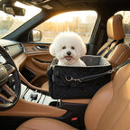Center Console Dog Car Seats for Small Dogs Cats with Adjustable Safety Belt Multipurpose Pet Booster Seat for Car,Travel,Shopping,Camping with Your Furry Friends