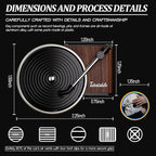 WOCOCN Customized Photo Car Air Freshener, Double-Sided Record Player Design, Unique Turntable Vinyl Shape,Meaning Gifts for Dad, Mom, Friends, Colleagues（9pcs）