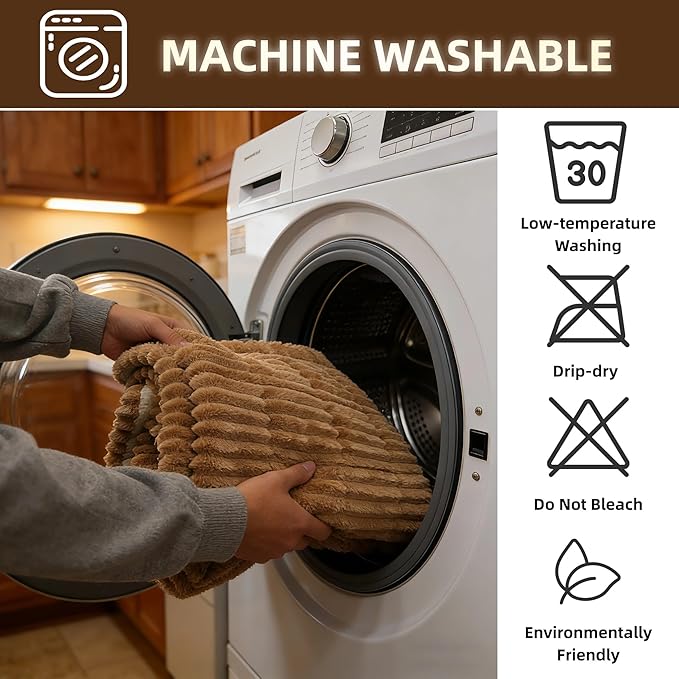 Dog Car Seat Cover, Pet Couch Covers for Car and Sofa, Non-Slip Backseat Pet Bed Mat, Machine Washable, Soft Plush Travel Seat Protector with Portable Storage Bag (Brown,23.6''×82'')