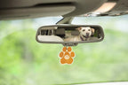 One Fur All Pet House Air Freshener - Mandarin Sage Pack of 4 - Non-toxic, Pet-Friendly for Small Spaces & Car - Hanging Odor Eliminating