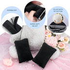 COOLBEBE Car Seat Straps Shoulder Pads for Baby Kids, Super Soft Seat Belt Covers for All Car Seats/Pushchair/Stroller/High Chair (Black/Grey)