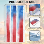 1 Pack Car Towel Seat Covers with Storage Bag, Multifunctional Towel for Gym Outdoor Sport, Picnic, Beach, Pet Dog Travel,Non-Slip Washable Car Seat Protector (Flag Stripes)