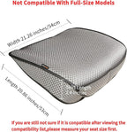 Auto Newer Breathable Universal Four Seasons Car Seat Covers，Luxury Car Seat Cushion ，Protectors for Front Seat Bottoms,Compatible with 95% Vehicles， Fit for Cars Truck SUV Sedan (Grey,1PC)