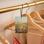Vintage Floral Field Air Freshener 4 Pcs, Artistic Wildflower Hanging Air Freshener for Cars, Closet, Drawer, Home Decor for Nature Lovers, Gift for Women Who Love Floral Aesthetics