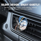 Car Air Freshener Vent Diffuser-Propeller, Car Air Freshener Vent Clip, Long Lasting, Silver, Suitable for men's and women's Car Accessories