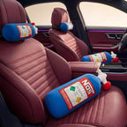 Car Neck Pillow NOS Pillow Bottle Car Headrest Pillow Soft Plush Neck Support Cushion for Driving, Office,Home,Party Decorations(11 inch&18 inch)