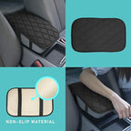 FH Group Neosupreme Black Diamond Pattern Center Console Pad – Water-Resistant Armrest Cover Protector for Cars, SUVs & Trucks