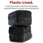Adam's Polishes Premium Ceramic Coating Resistant Applicators (2-Pack) All Purpose Car Detailing Applicator Sponge | Use with Ceramic Coating for Cars, Wax | Efficient Application, No Wasted Product