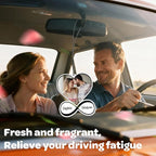 Bemaystar Custom Air Fresheners with Picture - Personalized Double Sided Air Freshener with Name, Customized Air Freshener for Car Wardrobe Bathroom Hanging Ornaments (Heart)