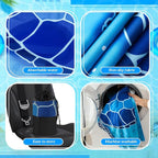Car Seat Towel Covers with Storage Bag Seat Post Workout Sweat Cover Washable Non Slip for Car Towel for Dog Pet Workout Outdoor Sport Activities(Sea Turtles)
