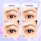 Lash Extension Kit DIY Lash Clusters Kit Eyelash Extensions Individual Lashes Extensions with (BondSeal,Tweezers,Remover,Astral+Feather,8-16mm)
