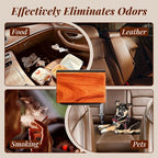 Car Air Freshener - Wood Air Freshener-Teak Amber Cabana Variety Scent Refill - Long Lasting Natural Car Fresheners - Clip Included