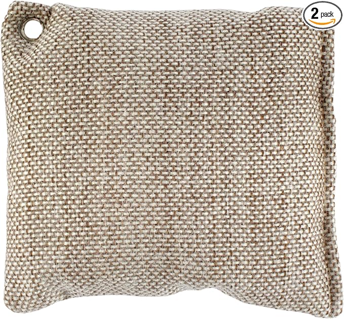 BambooMN Activated Bamboo Charcoal Air Purifier - 250g Tan - 2 Bags