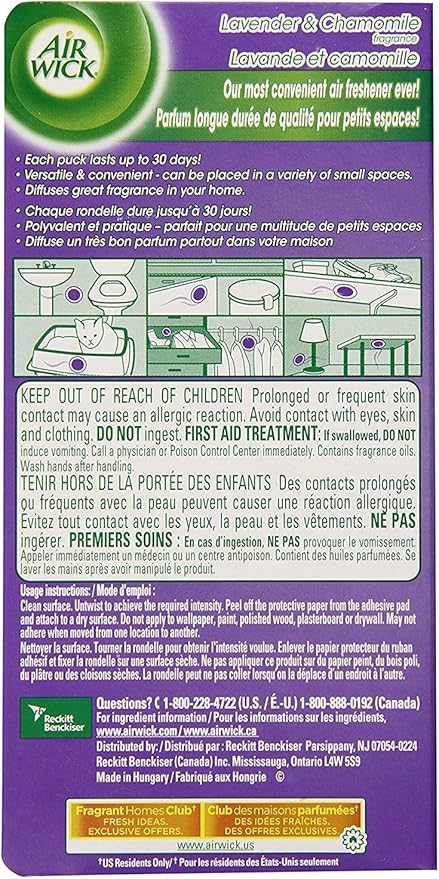 Air Wick Stick Ups Air Freshener, Lavender & Chamomile, 2.1 Ounce