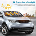 Funny Cow Car Windshield Sun Shade Foldable Sunshade Front Window Cover Sun Visor Protector Accessories (59x27.5 inches)
