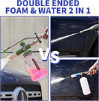 Selkie Foam Cannon Dual Connector Accessory,Pressure Washer Double Tip Attachment for Foam Blaster with with 5 Power Washer Sprayer Nozzles, 1/4" Quick Connect, 3600 PSI