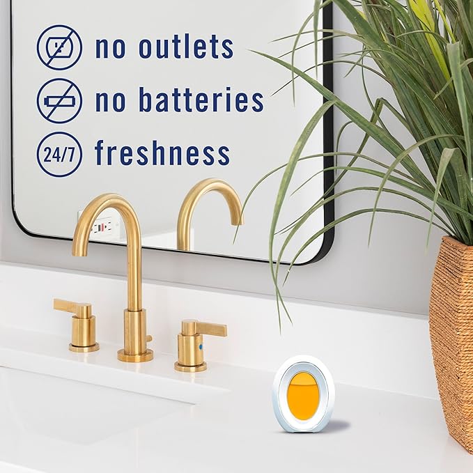 Febreze Bathroom Air Freshener, Odor-Fighting, Plug In Alternative, Air Fresheners for Home and Bathroom and Kitchen, Closet Air Fresheners, Hawaiian Aloha Scent, 4 Count