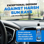 High Gloss White Dressing, Vinyl, Rubber, and Plastic Restorer for A Super Shine Finish, Car Detailing Trim, Mold, and Tire Dressing, Quick Dry, Low Sling Formula, Bubblegum Scent, 16 oz