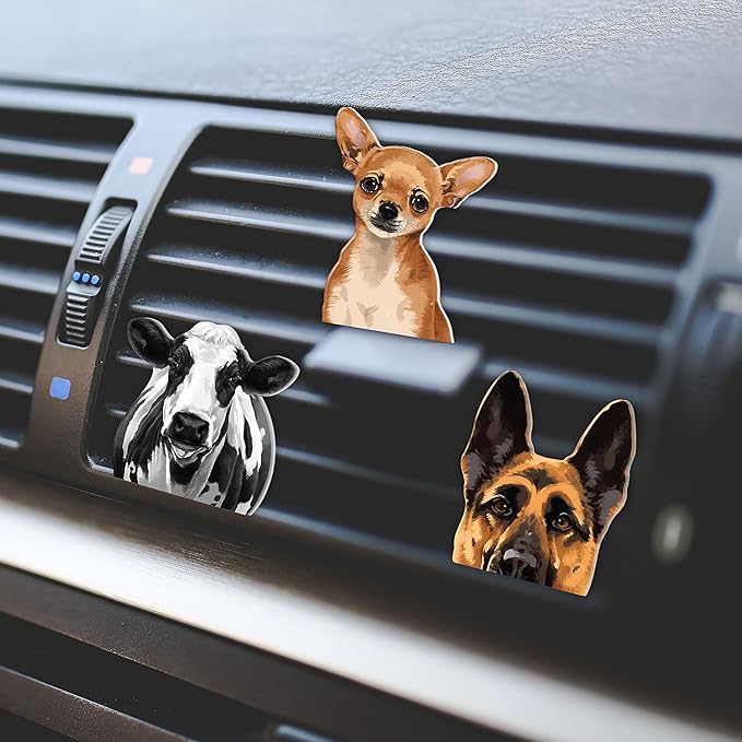 WIRESTER Fresh Scented Car Air Freshener Vent Clip, Decorative Accessories, Interior Decoration for Cars