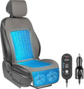 Paffenery 2026 Upgraded Cooling Car Seat Cover Front Seat, 12V-24V Ventilated Cooling Car Seat Cushion, Cooled Seat Cover for Car SUV Truck Universal Fit, Stone Grey