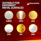 DURA-COATING TECHNOLOGY, Blue Premium Metal Polish - Perfect for Aluminum Wheels, Diamond Plate, Stainless Steel, Copper, Brass, & Nickel - 16oz Polish + 16oz Wheely Clean (Wheel and Tire Cleaner)