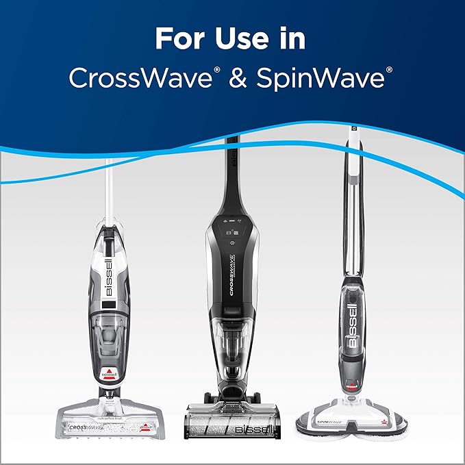 Bissell Hard Floor Sanitize Formula, 25041, 64 Fl Oz CrossWave & Spinwave, Use on Sealed Hard Floors, Orange Bloosom
