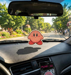 PumpCar 2 pieces Kirby Merch Pink Cute Kawaii double sided cartoon cherry scented funny car air freshener Cool hanging rearview mirror Interior Decor Dangler Accessories Gifts for Girls Women Birthday