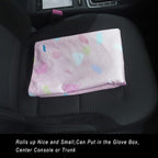 Car Seat Cover Protector Front Seats,for Gym Workout,Running,Swimming,Beach and Hiking,Waterproof Sweat Towel Bucket Seat Covers for Cars SUV Trucks (Pink Marbling, 1Pcs)